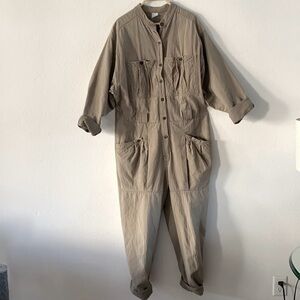 UTILITY Women’s Long Sleeves Overall Oversized Jumpsuit onesie romper